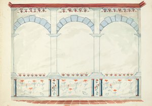 Restauratietekening door Robert W.R. Taylor