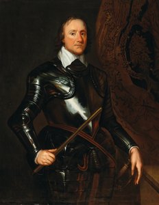 Portret van Oliver Cromwell 1599-1698 door Robert Walker
