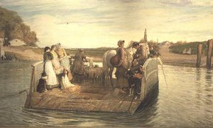 De veerboot door Robert Walker Macbeth