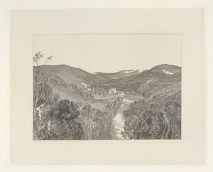 Abdij van Buckfastleigh, Devonshire door Robert Wallis