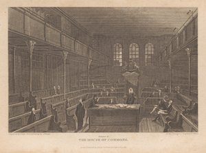 Interieur van het House of Commons door Robert Wallis