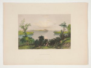 Saratoga Lake, illustratie voor Nathaniel Parker Willis