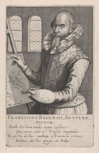 Portret van Frans Badens door Robert Willemsz de Baudous