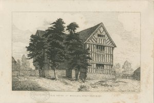 Madeley - Oud Huis: ets, nd [1804-1875] (prent)