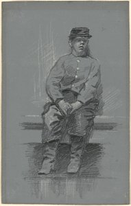 De Cadet door Robert William Vonnoh
