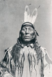 Vooraanzicht van een Sioux Indiaan, 1912 door Robert Wilson Shufeldt