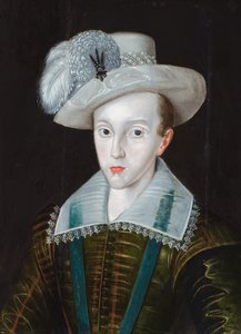 Portret van Hendrik, Prins van Wales (olieverf op paneel) door Robert the Elder (studio of) Peake