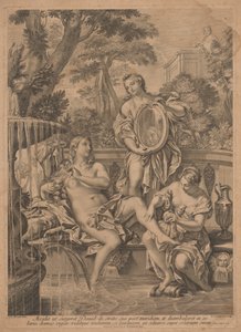 David en Bathseba door Robert van Audenaerd, after Carlo Maratta
