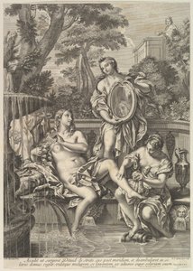 David en Bathseba, 1680-1743 door Robert van Audenaerde