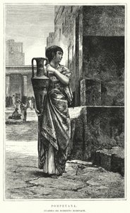 Vrouw van Pompeii (litho)