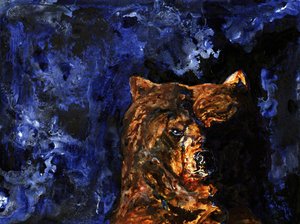 De krachtige blik van de grizzlybeer door RodMacIver