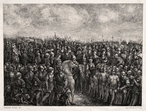 Caesar en zijn Gevangenen door Rodolphe Bresdin