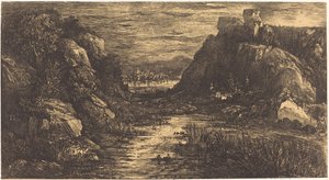 Verre Stad door Rodolphe Bresdin