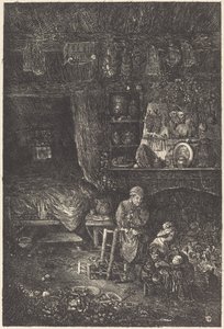 Vlaams Interieur door Rodolphe Bresdin