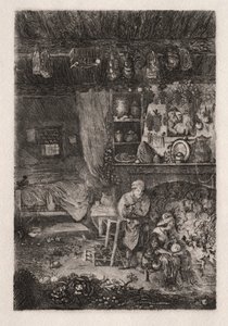 Vlaams interieur door Rodolphe Bresdin