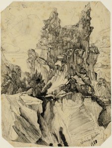 De gletsjerspleet door Rodolphe Bresdin