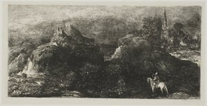 De terugkeer van de ridder door Rodolphe Bresdin