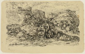 De smokkelaars door Rodolphe Bresdin