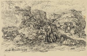 De Smokkelaars door Rodolphe Bresdin