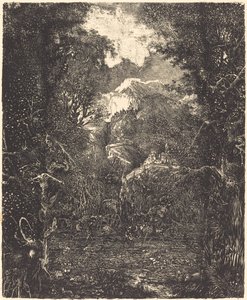 De steden achter het moeras door Rodolphe Bresdin