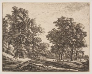 Nr. 4, uit Zes vergezichten in het Haagse bos door Roelant Roghman