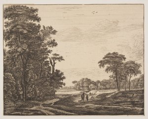 Plaat 2, uit Zes gezichten in het Haagse bos door Roelant Roghman