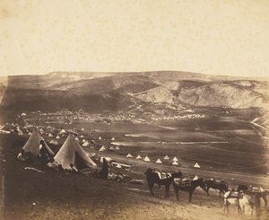 Cavaleriekamp, Balaklava door Roger Fenton