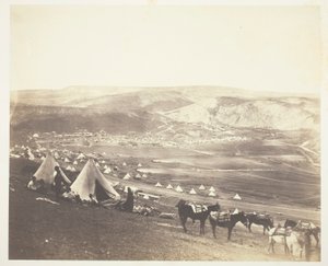 Cavaleriekamp, Balaklava door Roger Fenton