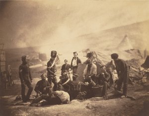 Kookhuis van de 8e Huzaren door Roger Fenton