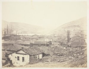 Algemeen beeld van Balaklava door Roger Fenton