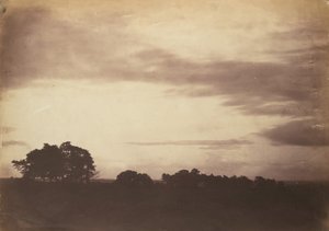 Landschap met wolken, waarschijnlijk 1856 door Roger Fenton