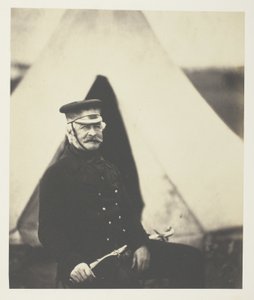 Luitenant-generaal Sir Richard England, K.C.B. door Roger Fenton