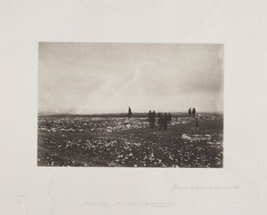 Officieren op de uitkijk bij Cathcarts Hill, 1855