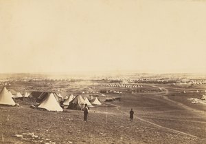 Plateau van Sebastopol I door Roger Fenton