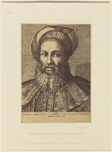 Reproductie van een gravure door Marc Antonio van een portret door Titiaan. door Roger Fenton