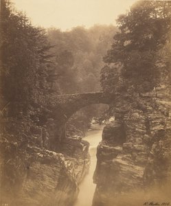 De Hermitage-brug, Dunkeld door Roger Fenton