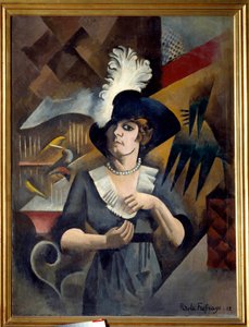 Portret van Alice met de grote hoed