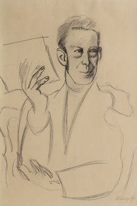 Studie voor het portret van Jean-Louis Gampert door Roger de La Fresnaye