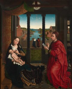Sint Lucas tekent het portret van de Maagd