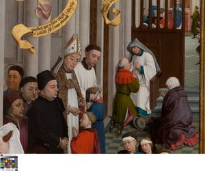 Detail (drieluik van de Zeven Sacramenten)