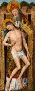 Heilige Drie-eenheid, buitenpaneel van de Weston-drieluik, c.1480 door Rogier van der Weyden
