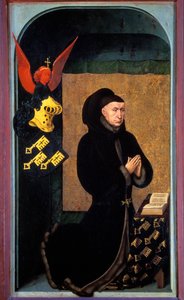 Portret van Nicolas Rolin (1376-1461), kanselier van Bourgondië onder Filips de Goede en oprichter van de Hospices de Beaune in 1443
