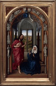 Het altaar van Onze-Lieve-Vrouw Miraflores Altar, c. 1440 door Rogier van der Weyden