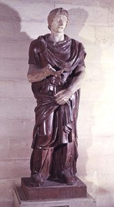 Een Gevangene Barbarijse Prins, uit de Villa Borghese, Rome door Roman