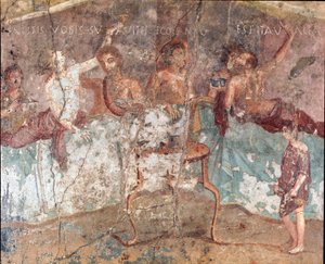 Een banket (fresco)