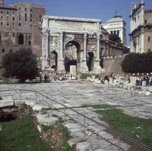 Boog van Septius Severus, Foro Romano, Rome