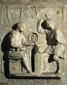 Smeden, bas-reliëf, Romeinse beschaving, 2e eeuw