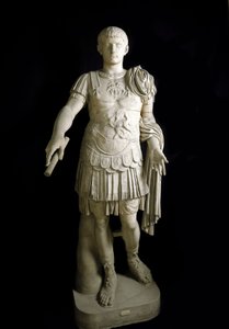 Caius Caesar Germanicus, Romeins keizer (marmer) door Roman