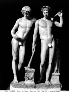 Castor en Pollux of Orestes en Pylades, groep van San Ildefonso door Roman