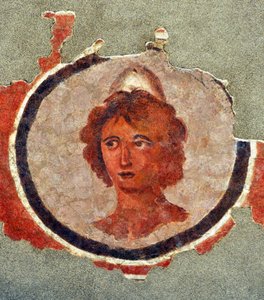 Hoofd van een jonge man, circa 130-140 door Roman